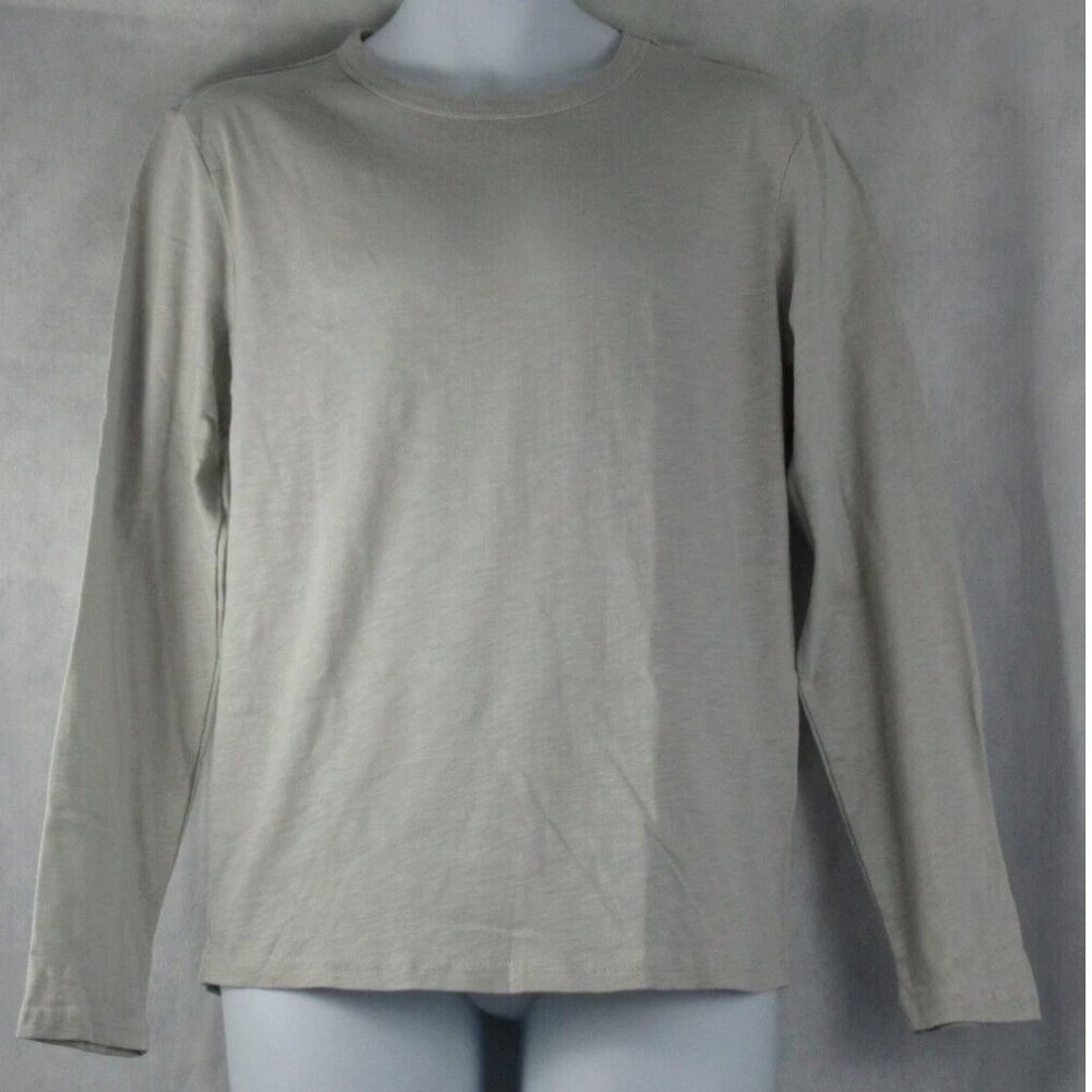 And Now This Men's 100% Cotton Long-Sleeve T-Shirt, Gray, Small
